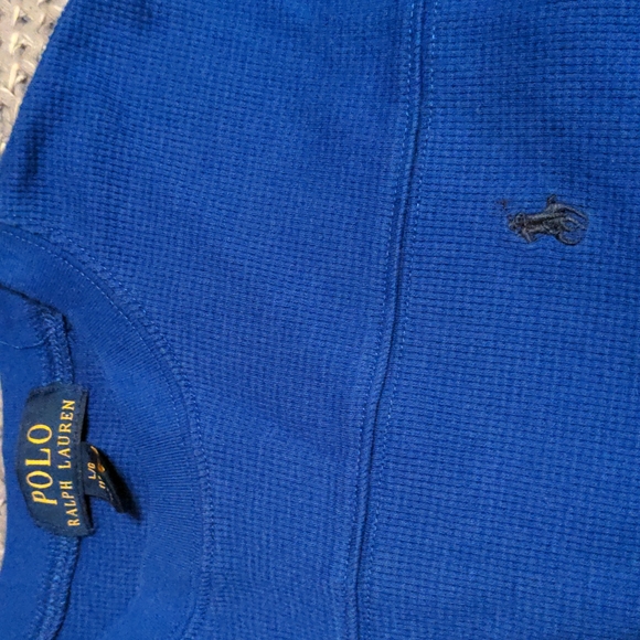 Blue thermal long sleeved shirt - Picture 3 of 3